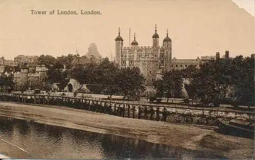 PC73525 Tower of London. London. 1924