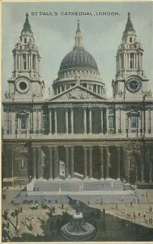 PC73570 St. Pauls Kathedrale. London. Die zierliche