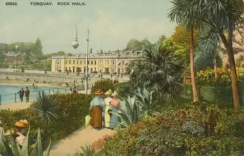 PC73826 Torquay. Rock Walk. Photochrom. Nr. 23833