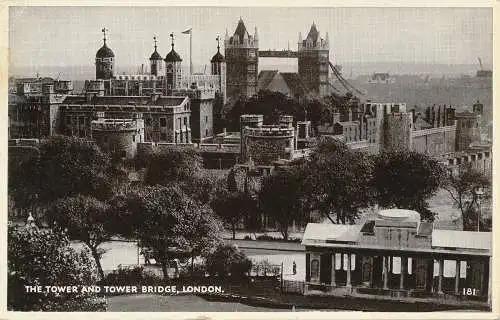 PC74082 Der Turm und die Turmbrücke. London. 1950