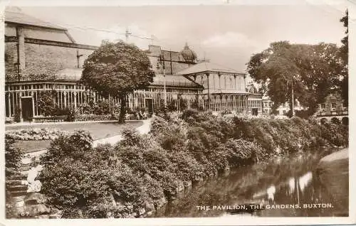 PC74025 Der Pavillon. Die Gärten. Buxton. RP. 1961