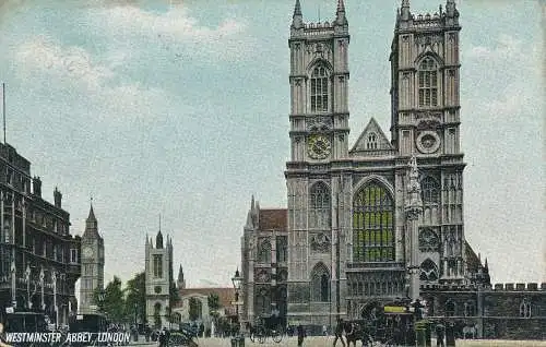 PC73600 Westminster Abbey. London. P.P. und P. 1906