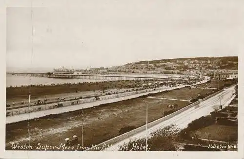 PC73660 Weston Super Mare vom Atlantic Hotel. 1909