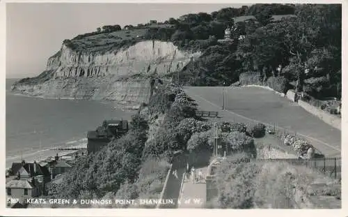 PC74198 Keats Green und Dunnose Point. Shanklin. I. von W. Nigh. RP. 1961
