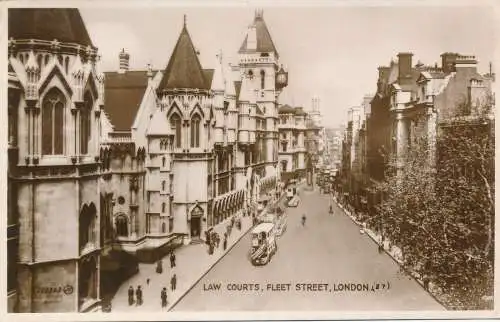 PC74099 Gerichte. Fleet Street. London. Valentinstag