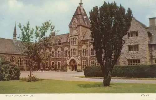 PC74356 Kings College. Taunton. Jarrold. RP. 1958