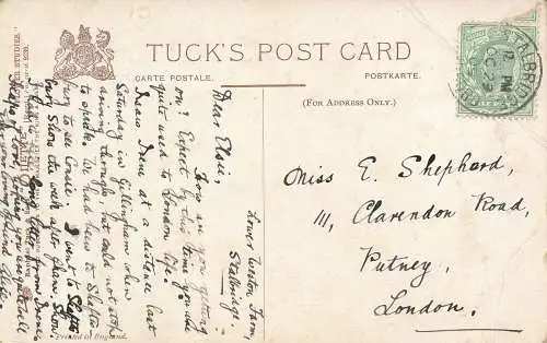 PC74676 Bertha Maguire. Tuck. Öle. 1909