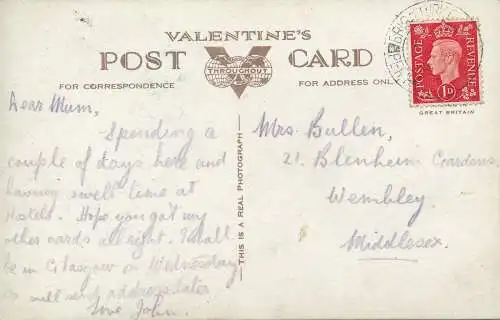 PC73763 Loch Katrine in den Trossachs. Valentinstag. RP. 1938