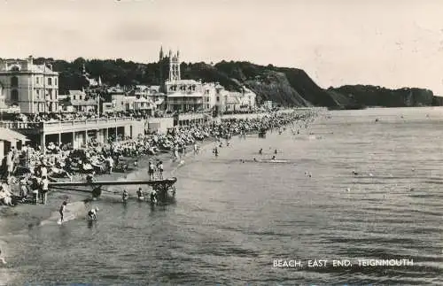 PC74242 Beach. East End. Teignmouth. M. und L. National. 1961