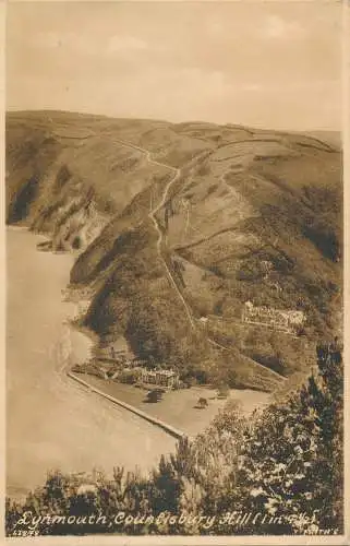 PC74277 Lynmouth. Countisbury Hill. Frith