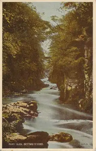 PC74552 Fairy Glen. Bettws Y Coed