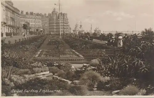 PC74230 Carpet Gardens Eastbourne. 1925