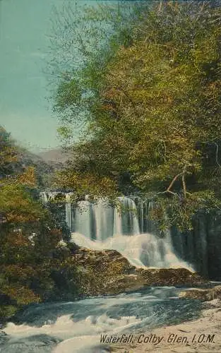 PC74568 Wasserfall. Colby Glen. I.O.M. Valentine. 1920