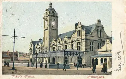 PC74662 Victoria Station. Nottingham. 1903