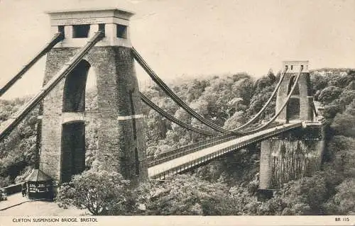 PC73755 Clifton Hängebrücke. Bristol. Jarrold. 1956