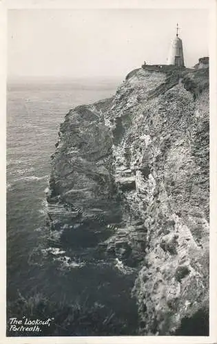 PC73785 The Lookout. Portreath. Penpol. Frank Grattan. RP