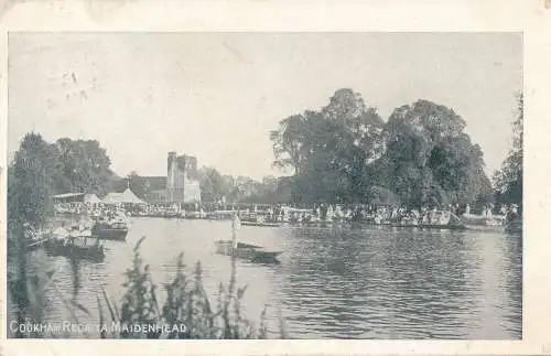 PC74657 Cookham Regatta Maidenhead. 1904