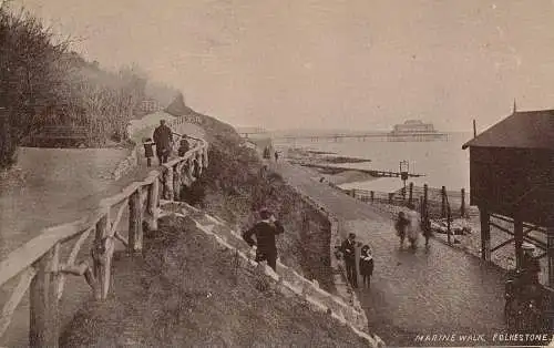 PC74521 Marine Walk. Folkestone. B. und R