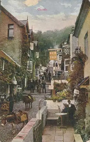 PC74372 Clovelly. Ingram Clark. 1910