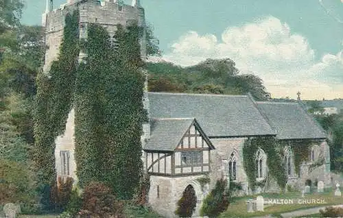 PC74712 Halton Church. Lawson. 1906