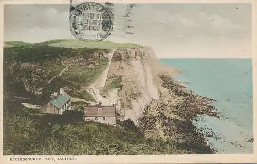 PC74847 Ecclesbourne Cliff. Hastings. 1945