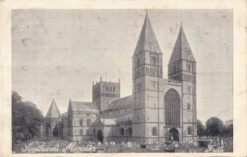 PC74619 Southwell Minster. Frith. Christliche Romane. 1909