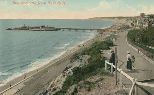 PC74635 Bournemouth von East Cliff. Valentinstag