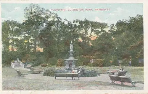 PC75162 Brunnen. Ellington Park. Ramsgate. G.D. und D.L