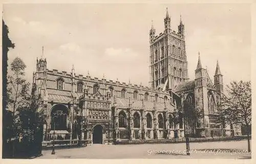 PC74565 Gloucester Cathedral aus dem Süden. M. und L. National