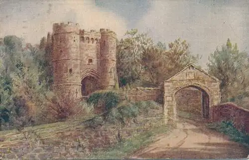 PC74943 Carisbrooke Castle. Lachs. Nr. 704. 1922