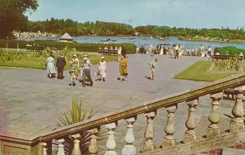 PC75341 Bootssee im Stanley Park. Blackpool. Natürliche Farbe. 1963