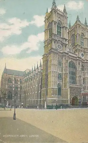 PC74860 Westminster Abbey. London. 1909