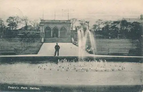 PC75022 Peoples Park. Halifax. 1905