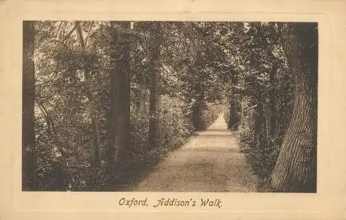 PC74887 Oxford. Addisons Walk. Frith. Nr. 40023. 1912