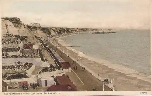 PC75330 Die Promenade aus Aluminiumchina. Bournemouth. Lamm und Lambden. Nr. 1930