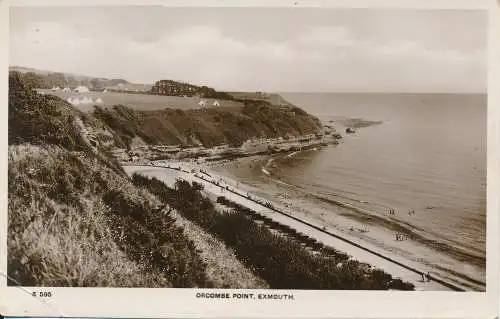 PC75256 Orcombe Point. Exmouth. Chorley. RP. 1938