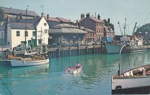 PC75292 Harbour and Ship Inn. Weymouth. W.R. Bawden. 1953