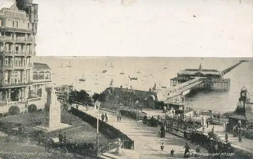 PC75302 Pier. Southend on Sea. P.P. und Co. 1916