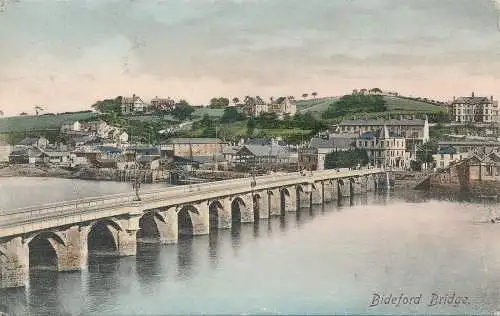 PC74890 Bideford Brücke. Frith. Nr. 43080. 1906