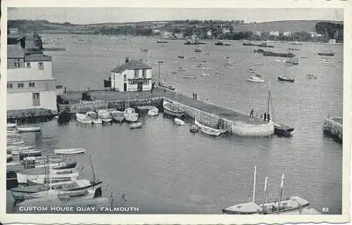 PC75382 Custom House Quay. Falmouth. Nr. 82. 1962