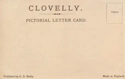 PC75295 Clovelly. High Street. G.S. Reilly