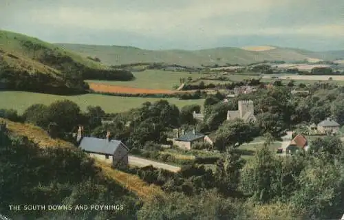 PC75285 The South Downs and Poynings. Lachs. 1963