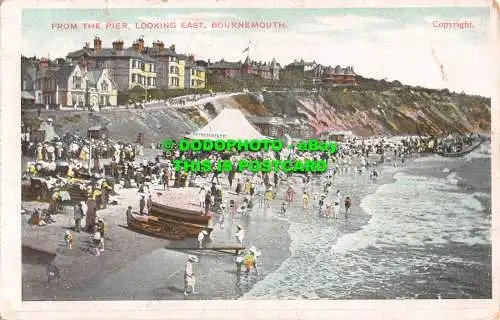 R482302 Bournemouth. Vom Pier mit Blick nach Osten. D. und D.G