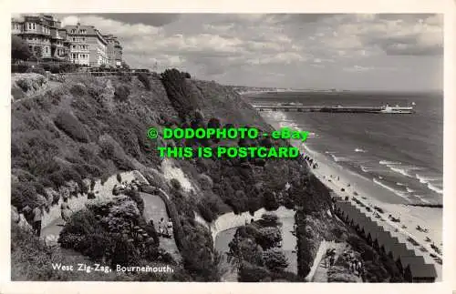 R498854 Bournemouth. West Zick Zack. John T. Radierungen. 1951