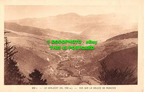 R511871 La Schlucht. Blick auf das Münstertal. Bertrand Bernez