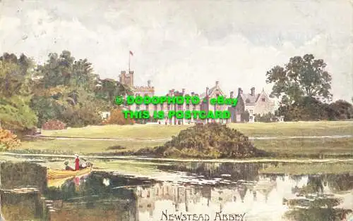 R563579 Newstead Abbey. Bernard P. Hall. Aquarellserie. Nein. 663. 1906