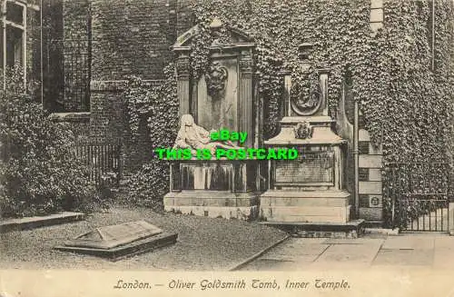 R601489 London. Oliver Goldschmiedegrab. Innerer Tempel. 1911