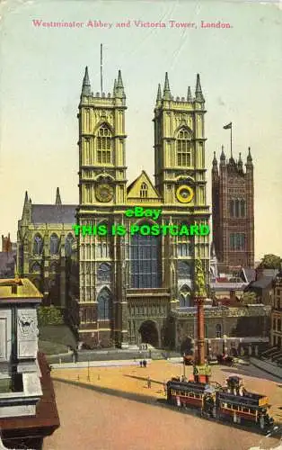 R603646 London. Westminster Abbey und Victoria Tower