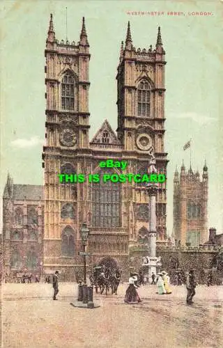 R603821 London. Westminster Abbey. Postkarte