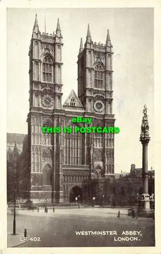 R603424 London. Westminster Abbey. Lansdowne Produktion. LL-Serie. 1953